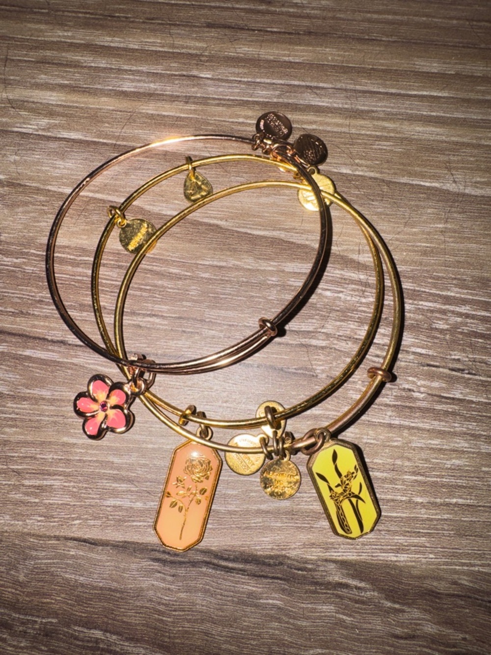 Alex & Ani Women's Flower Bangle Bracelets
